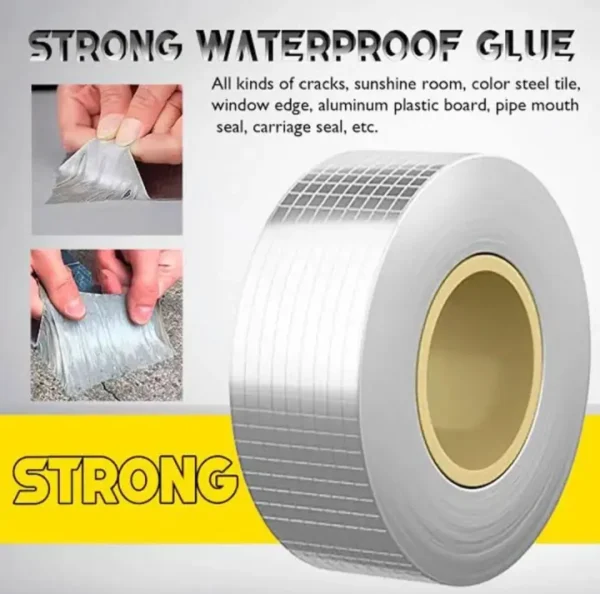 Original Super Adhesive Waterproof Butyl Tape, Heat Resistant, Leakproof Seal for Roofs , Pipes , Water Tank and Walls Waterproof Leakage Sealing Tape 2 inch , Length 5 feet