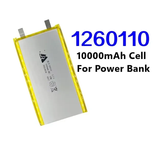 High Quality 3.7V 10000mAh 1260110 Li-Polymer Rechargeable Battery – Long Life & Safe Performance