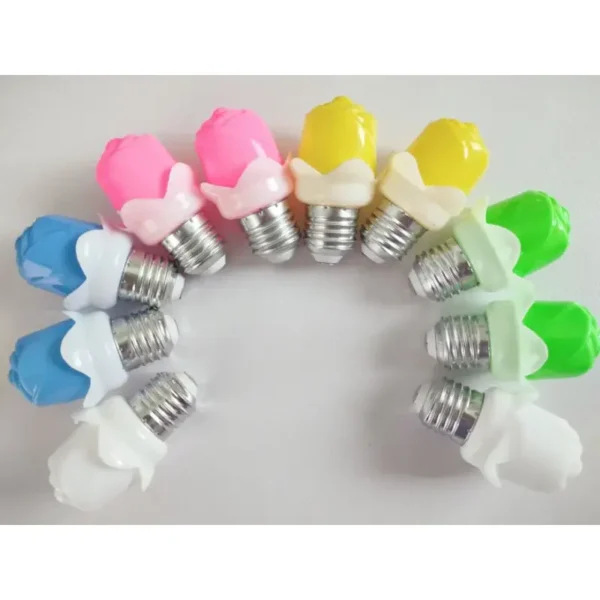 Best Quality Zero Watt Multicolor LED Night Light Bulb – Energy Saving Small Night Lamp  ( Chori Type )