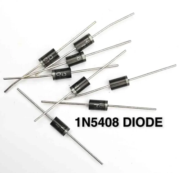 1N5408 High Power Rectifier Diode | 1000V 3A Silicon Diode for Power Supply, Charger, and Circuit Protection – Original 1N5408 Diode