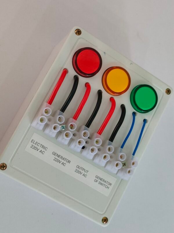 Automatic Changeover Switch 7500W 220V – Auto Power Transfer Switch for Wapda/KE + Generator System