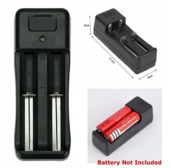 Lithium-ion 18650 Battery Charger – Universal 3.7V / 4.2V Rechargeable Cell Charger for All Lithium Batteries