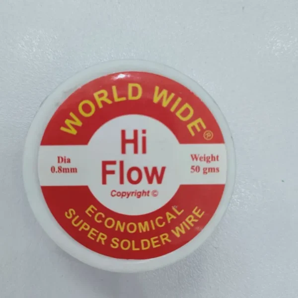 Hi-Flow Soldering Wire 0.8mm | 50g Roll – Best Quality