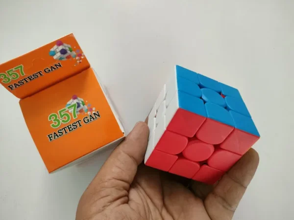 Rubik Cube Stickerless 56mm Qiyi Warrior S – 3x3 Magic Speed Cube Puzzle Toy