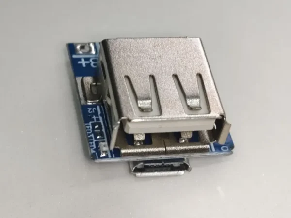 5V Micro USB Boost Step-Up Power Bank Module | Lithium Li-ion LiPo Battery Charging & Protection Board with LED Indicator | DIY Power Bank Charger Module