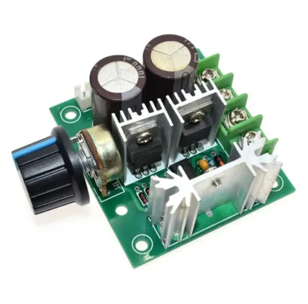 DC 12V 10A PWM Motor Speed Controller – Variable Speed Regulator Switch for Room Cooler, Pedestal Fan, Wall Fan, and DC Motor Control (12V–36V)