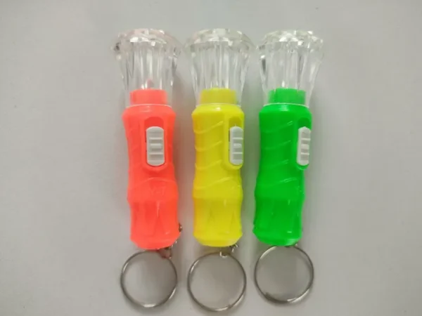 Keychain Torch Multicolor LED Flash Light – Mini High Brightness Key Ring Lamp for Outdoor & Indoor Use