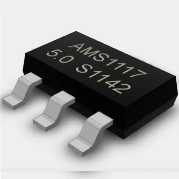 AMS1117 5.0V Voltage Regulator – SMD SOT-223 Linear Regulator IC | Fixed 5V Power Supply Module for Arduino & DIY Electronics