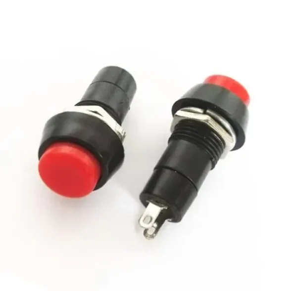 Push On Off Button Switch 5A | ON/OFF Switch for Automobiles & DIY Projects | High Quality