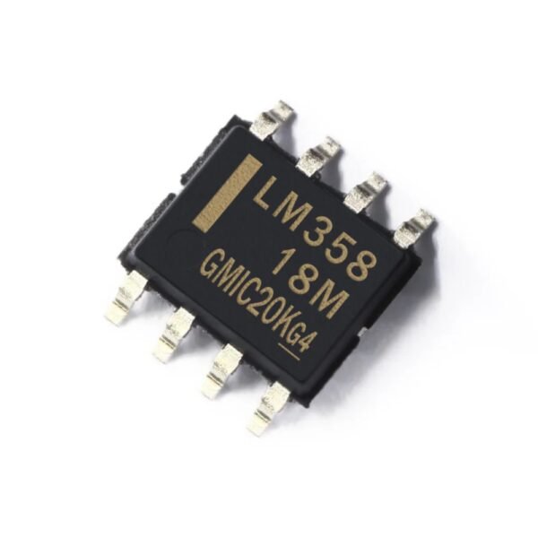 LM358 SMD IC – Dual Operational Amplifier 3 V-32 V Single Supply in SMD Package