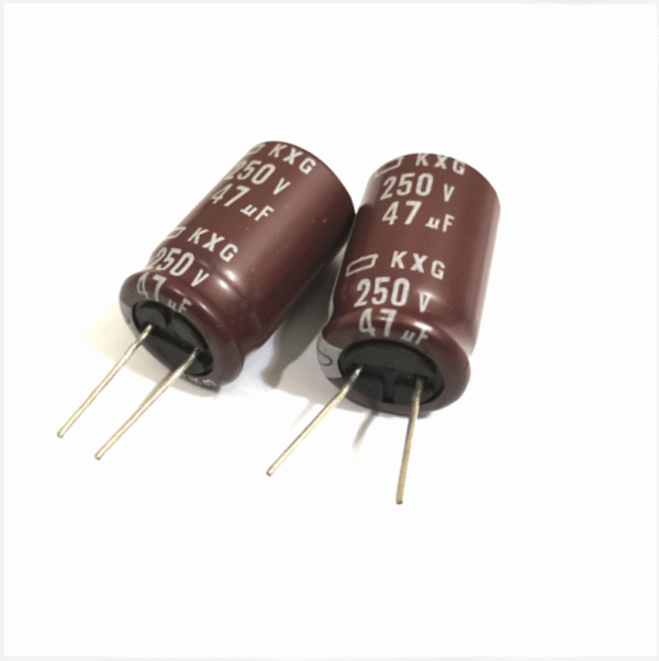 250V 47uF Electrolytic Capacitor – High-Quality Power Supply Component for DIY Electronics