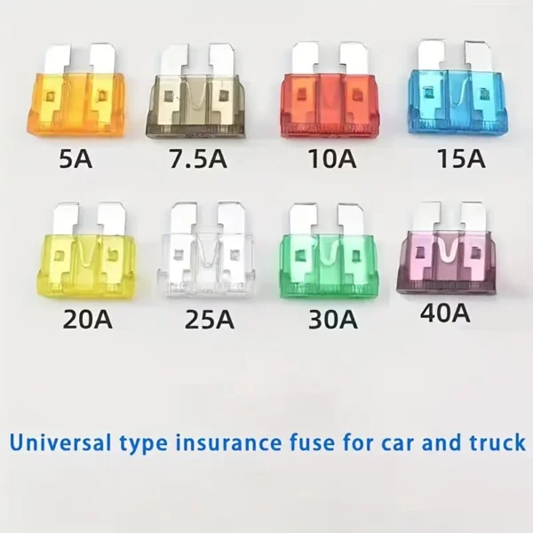 Car Fuse 5A–40A – Blade Fuses for Cars, Trucks, Motorcycles & Boats – Select Amp & Quantity