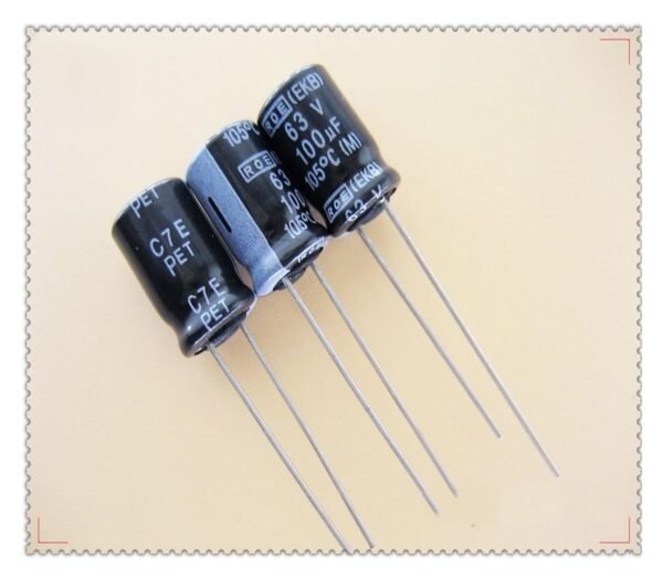 63V 100uf Capacitor – High-Quality Power Supply & DIY Electronics Component