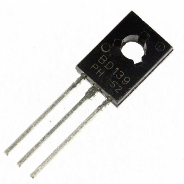 BD139 Transistor – Medium Power 1.5A 80V Transistor for Amplifier & Switching Circuits